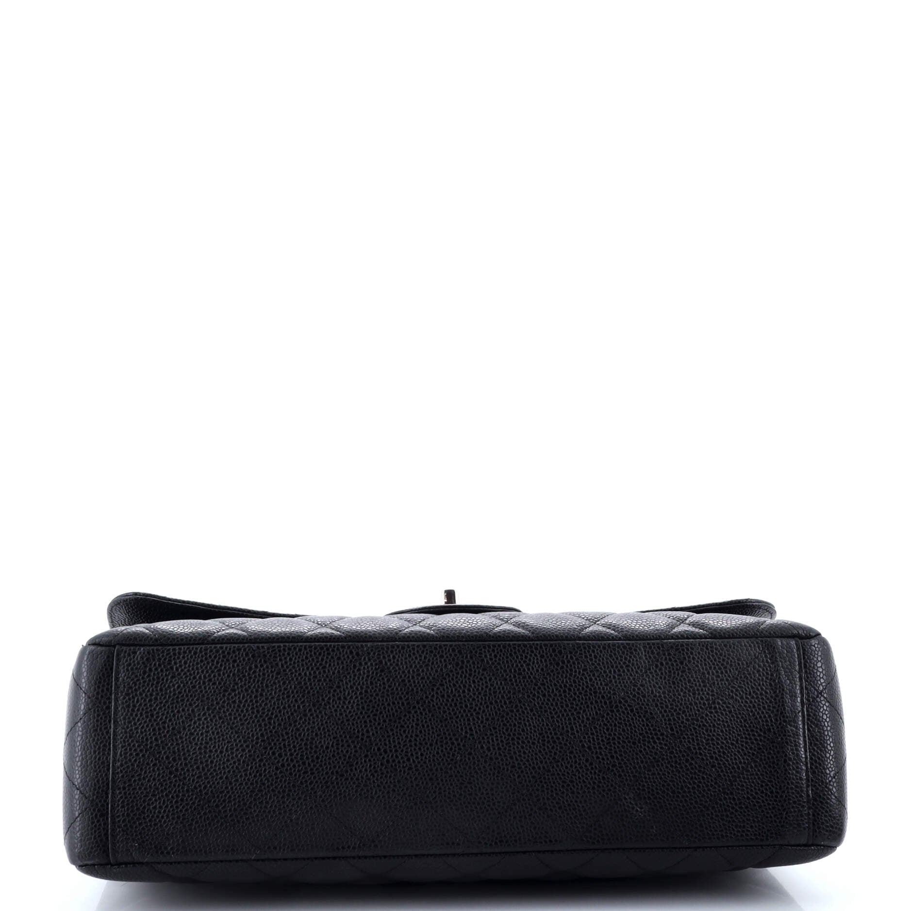 Chanel Classic Single Flap Bag Quilted Caviar Maxi