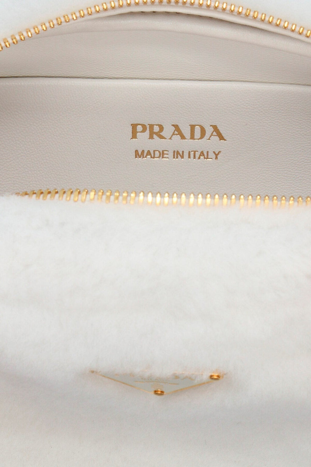 Prada Women Shearling Crossbody Bag