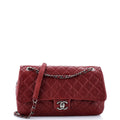 Chanel Easy Flap Bag Quilted Caviar Jumbo