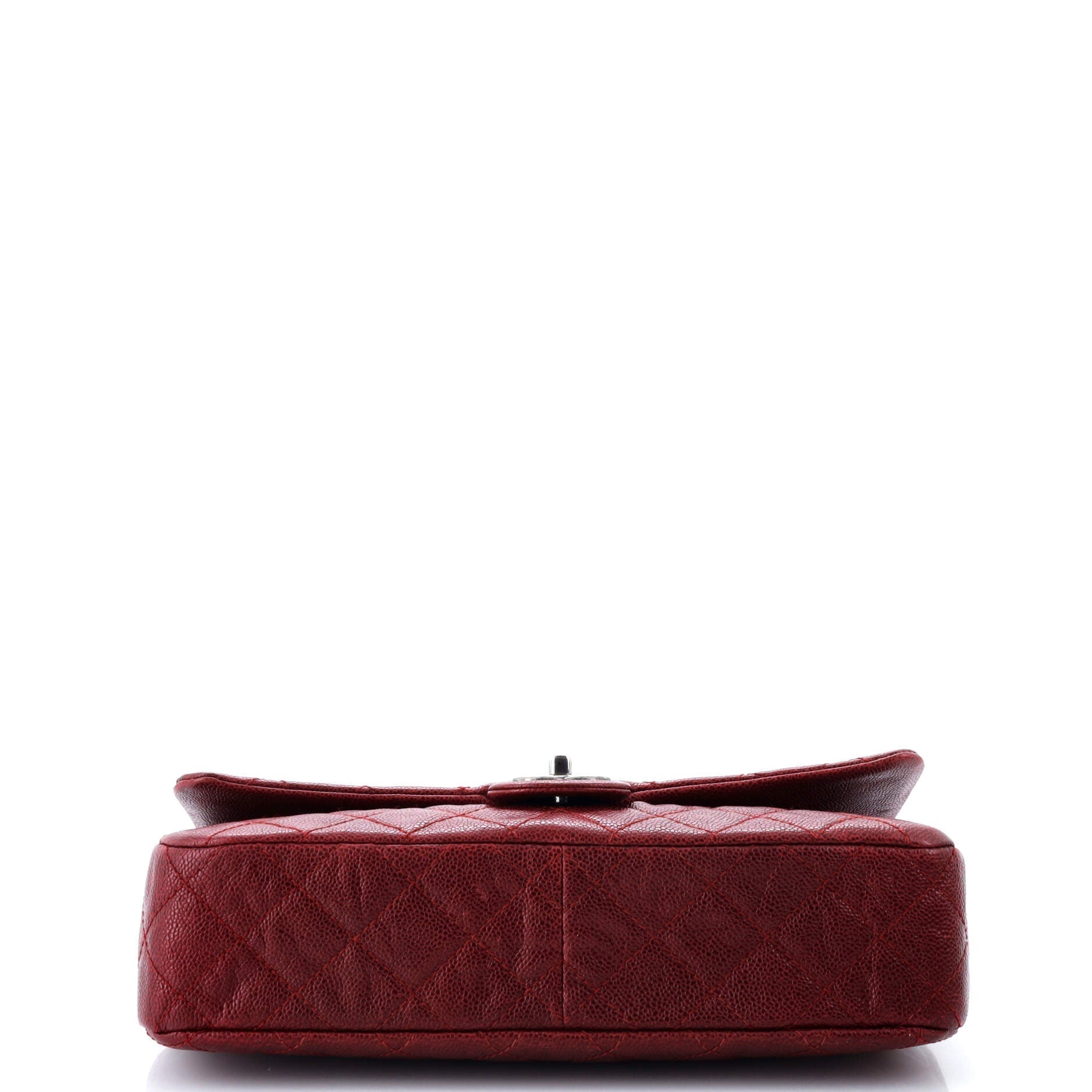 Chanel Easy Flap Bag Quilted Caviar Jumbo