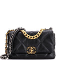 Chanel 19 Flap Bag Quilted Leather Medium