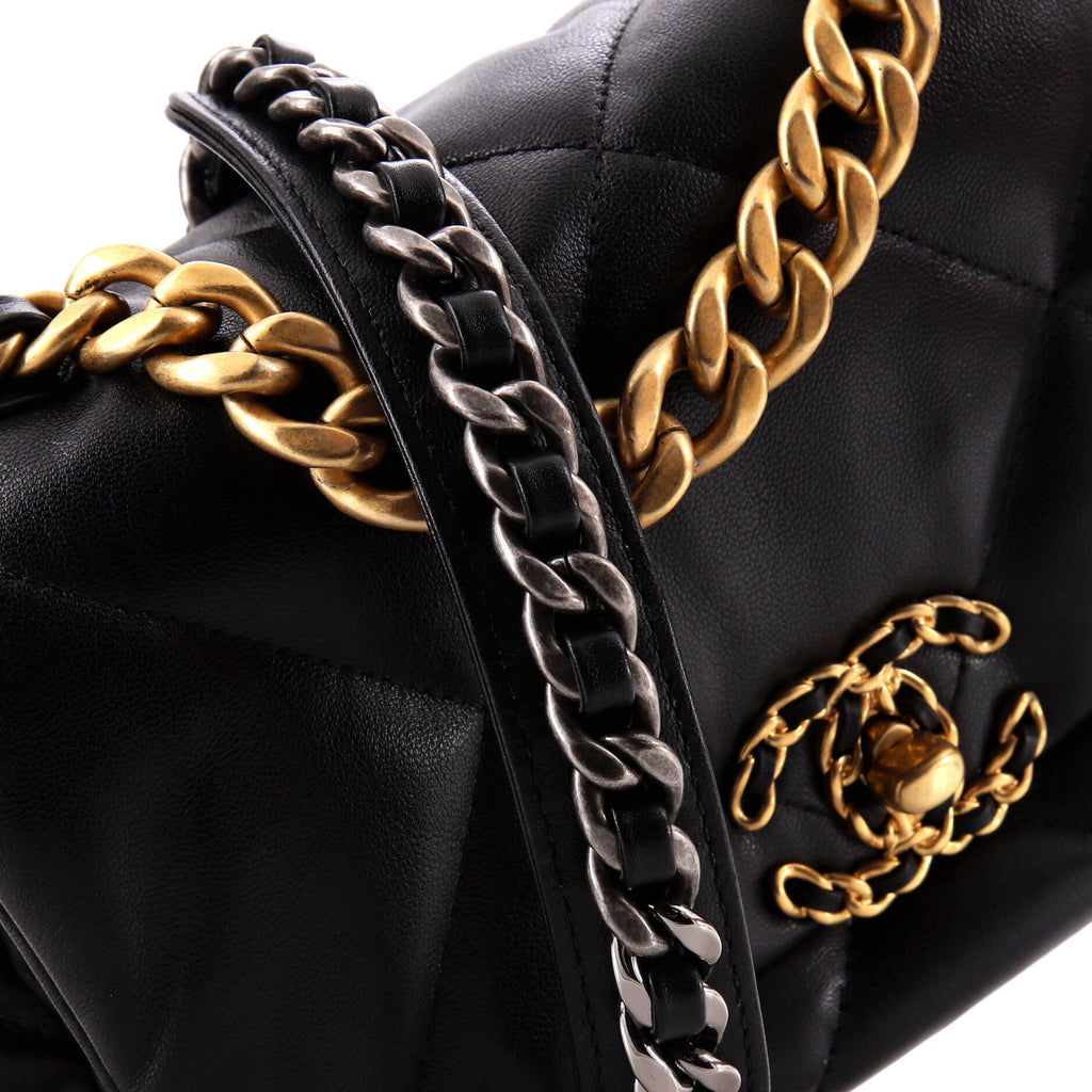 Chanel 19 Flap Bag Quilted Leather Medium