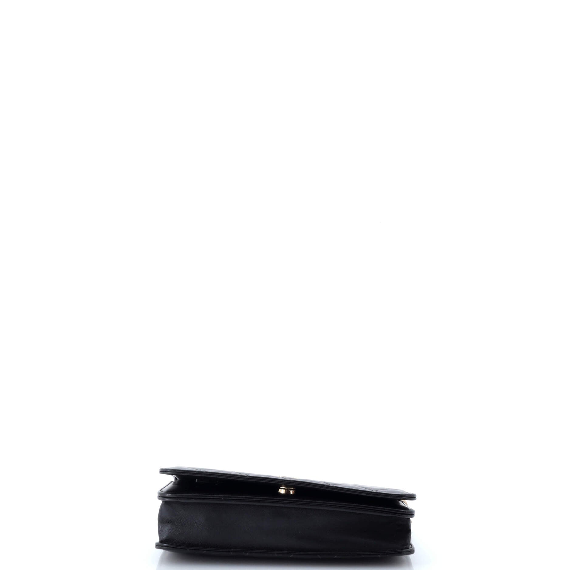 Chanel Pearl Strap Wallet on Chain Quilted Lambskin