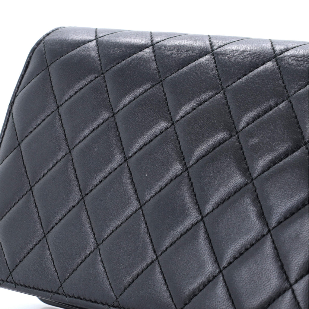 Chanel Pearl Strap Wallet on Chain Quilted Lambskin