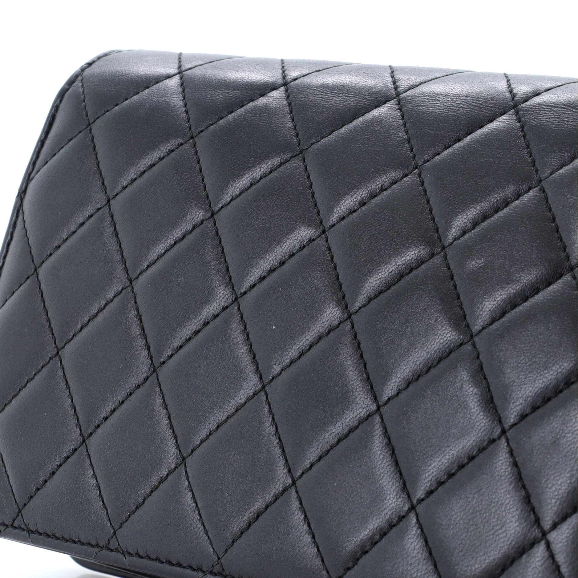 Chanel Pearl Strap Wallet on Chain Quilted Lambskin