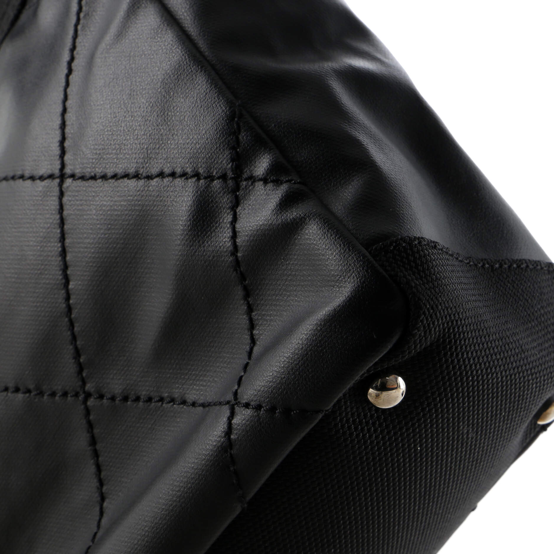 Chanel Biarritz Tote Quilted Coated Canvas Small
