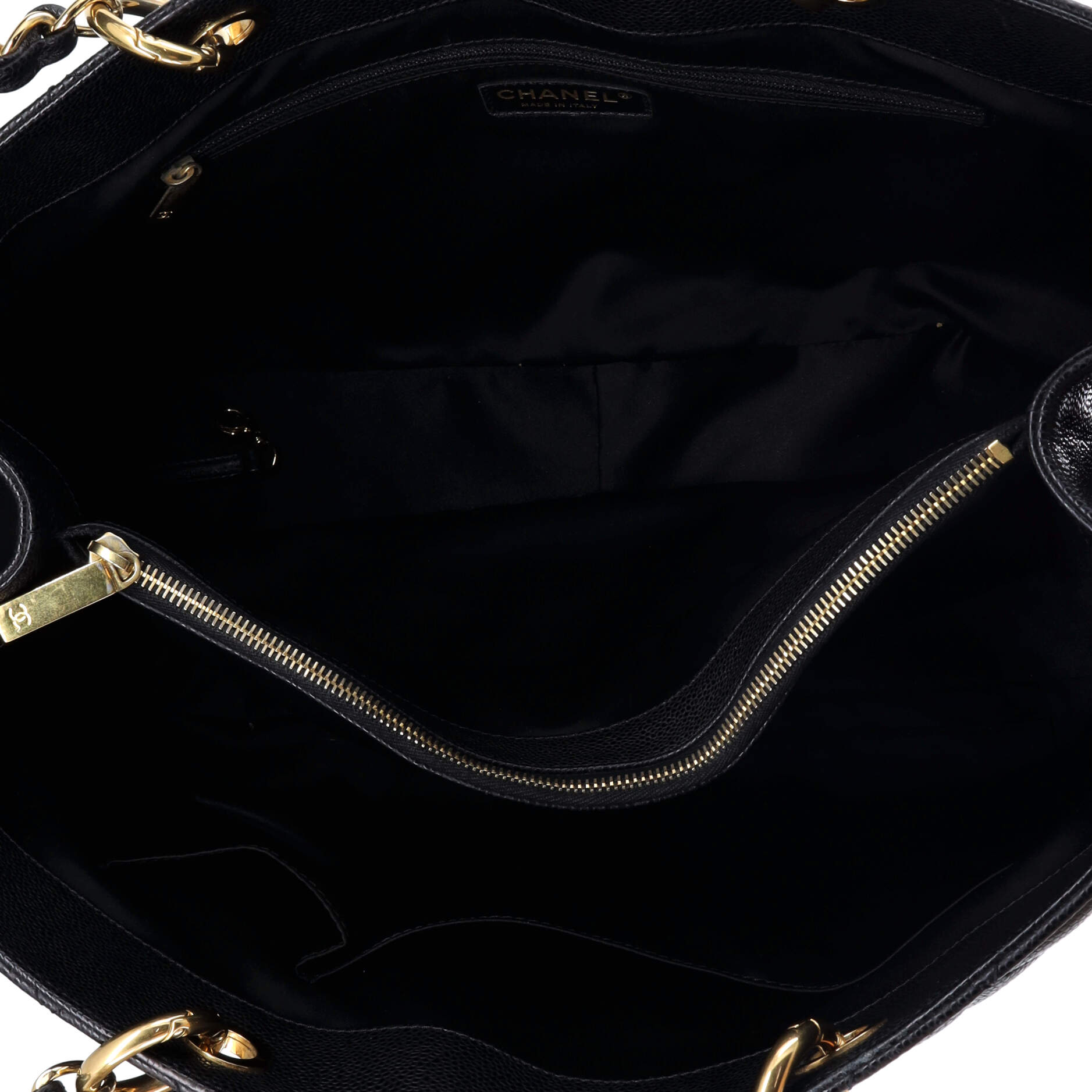 Chanel Grand Shopping Tote Quilted Caviar XL