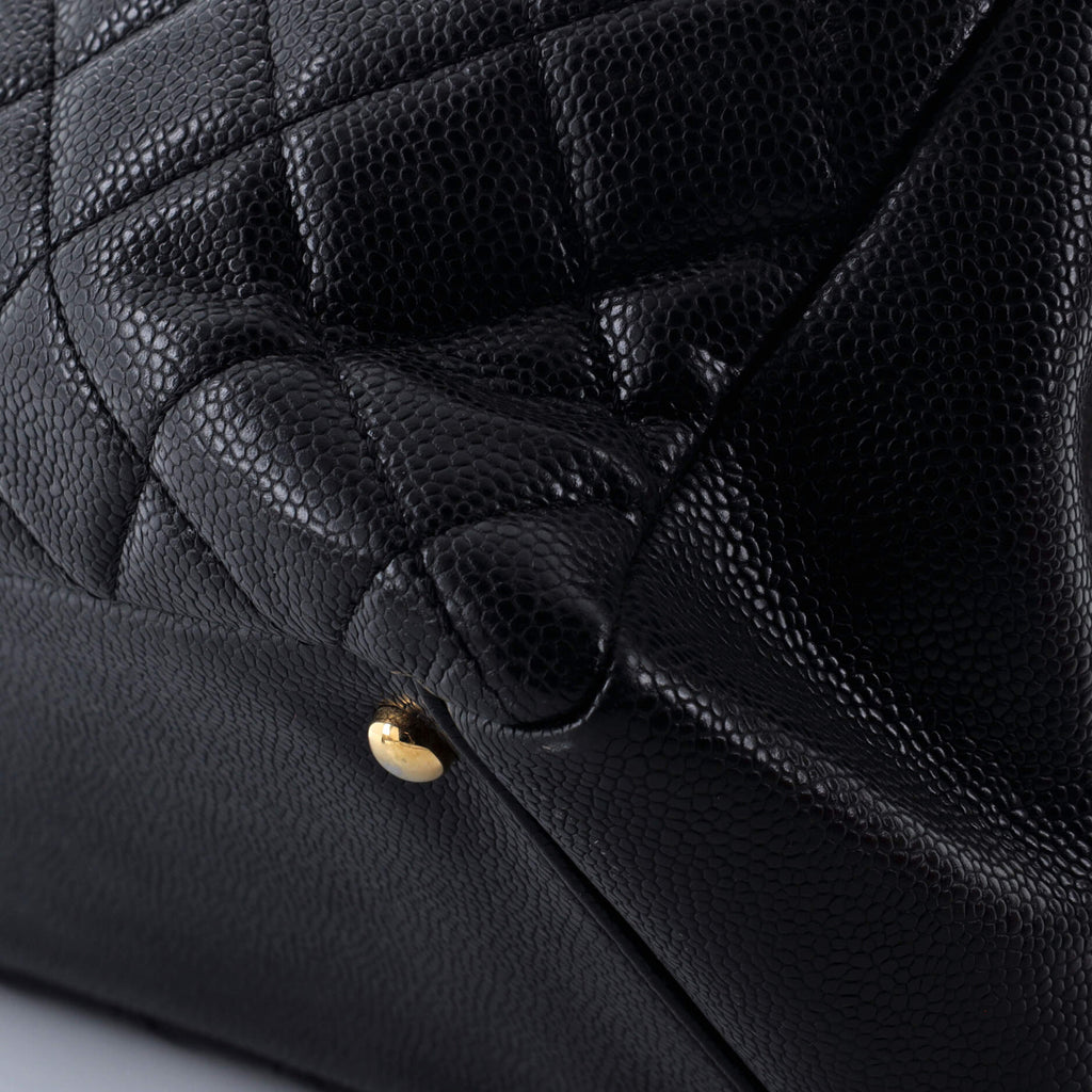 Chanel Grand Shopping Tote Quilted Caviar XL