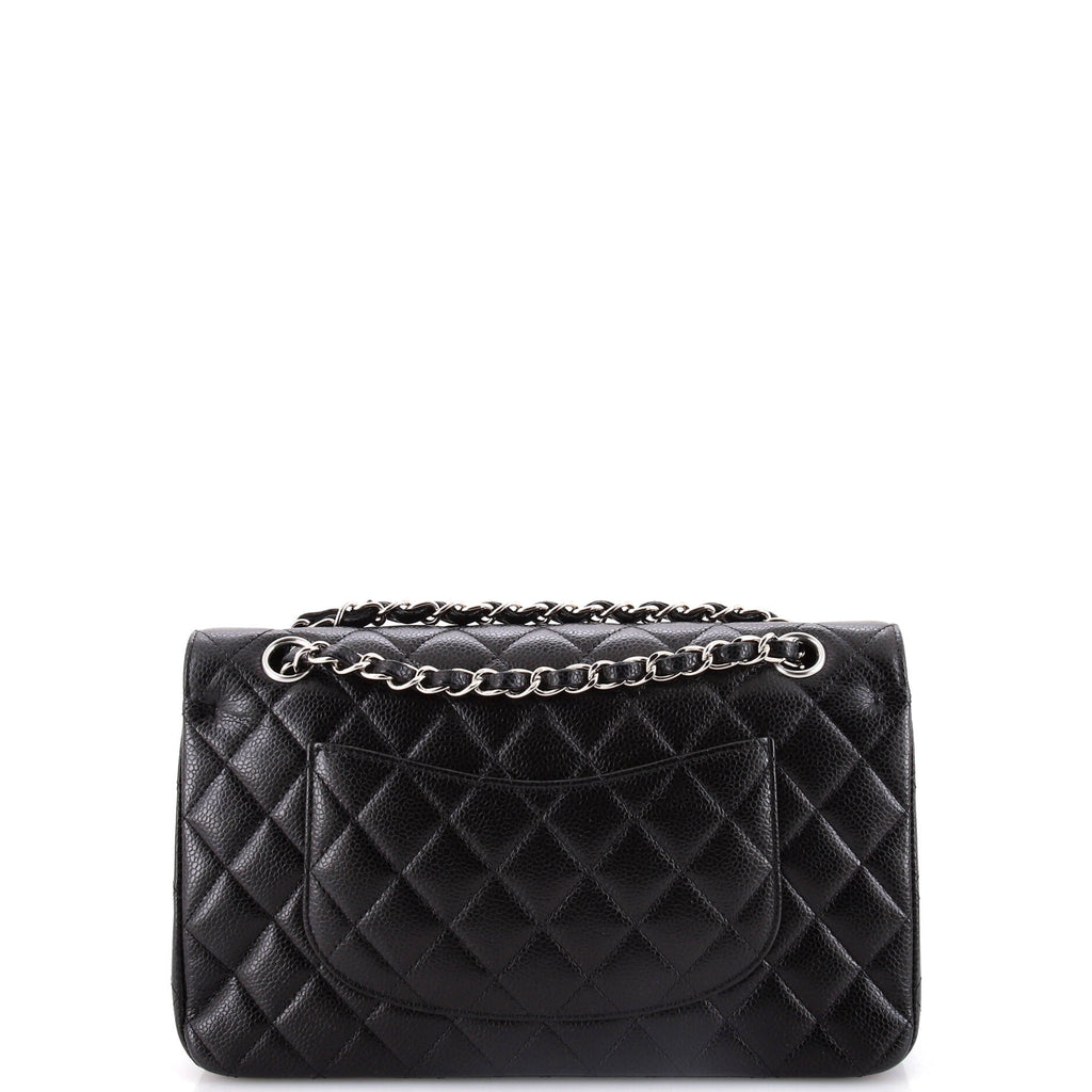 Chanel Classic Double Flap Bag Quilted Caviar Medium