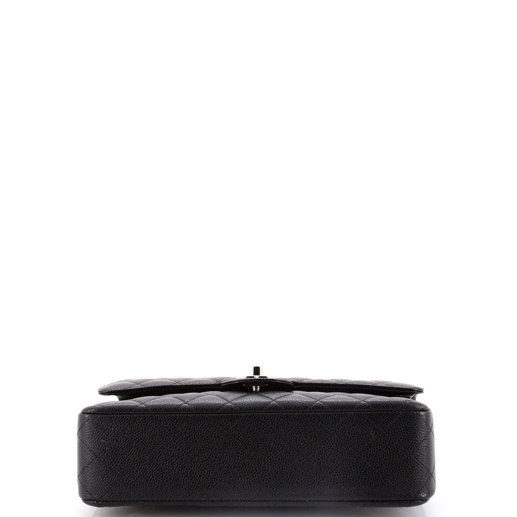 Chanel Classic Double Flap Bag Quilted Caviar Medium