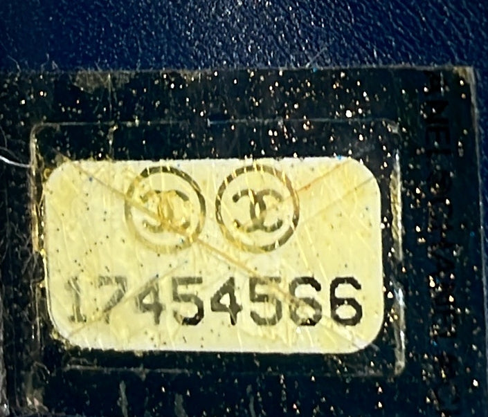 Chanel Half Moon Wallet on Chain Caviar