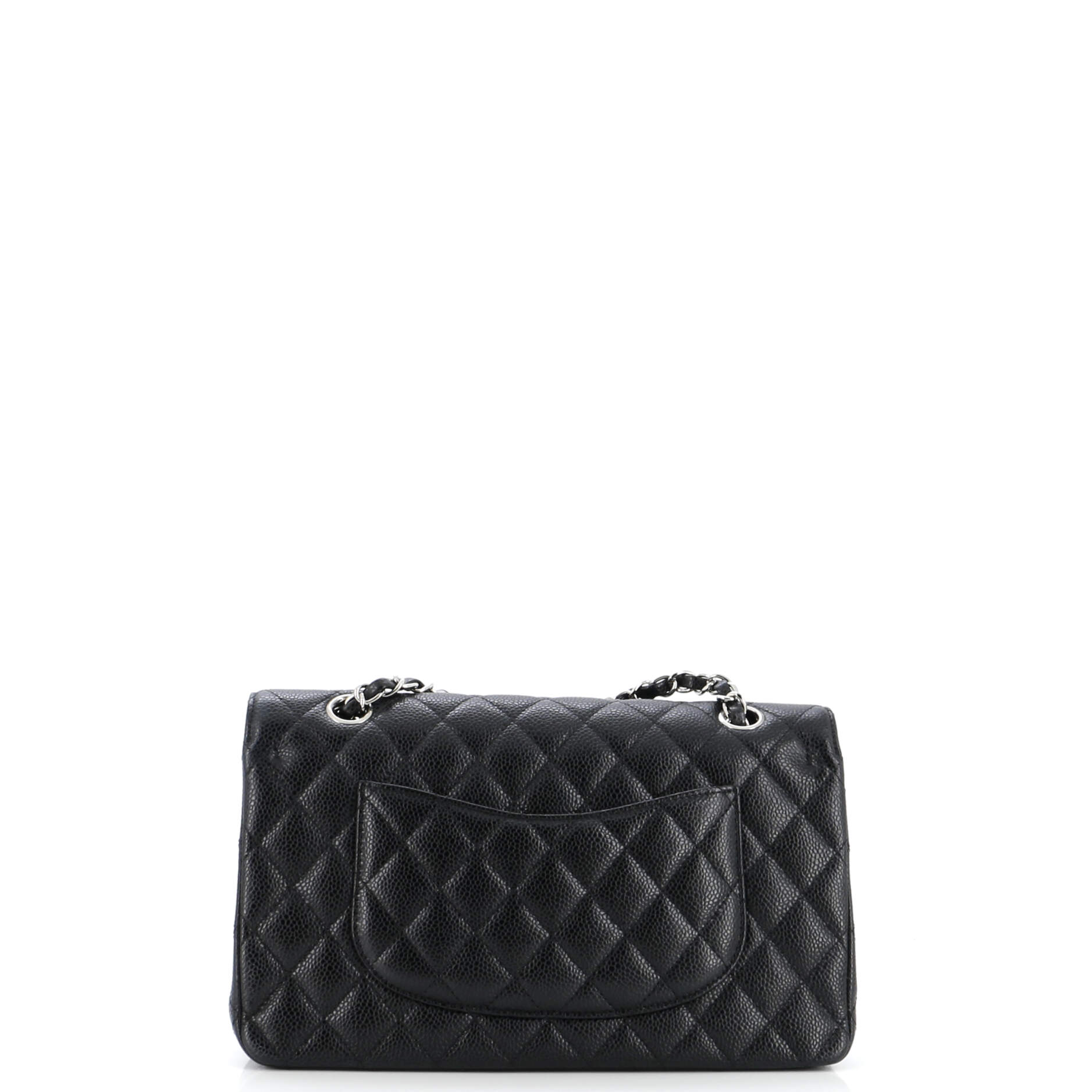 Chanel Classic Double Flap Bag Quilted Caviar Medium