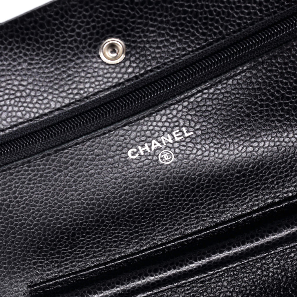 Chanel Wallet on Chain Quilted Caviar