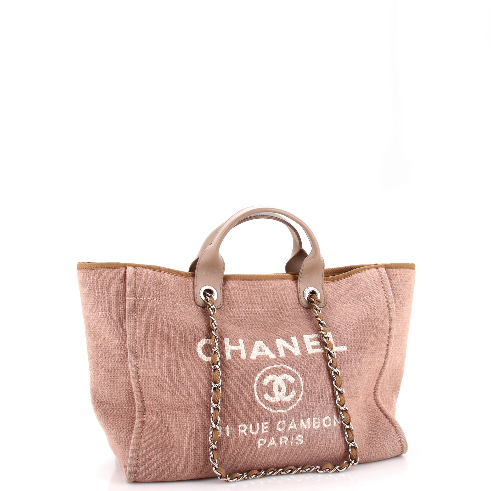 Chanel Deauville Tote Canvas Medium