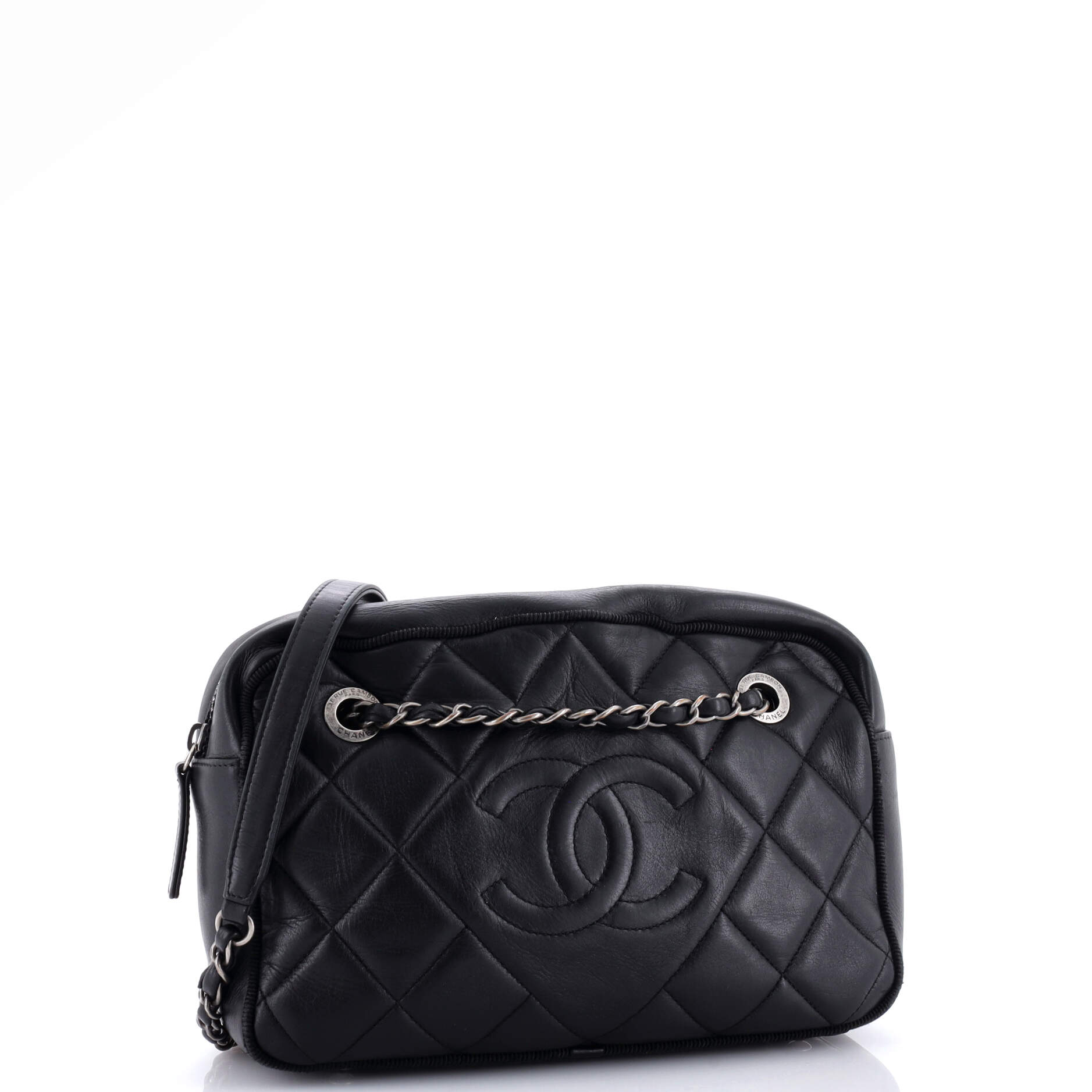 Chanel Ballerine Camera Case Bag Quilted Calfskin Medium