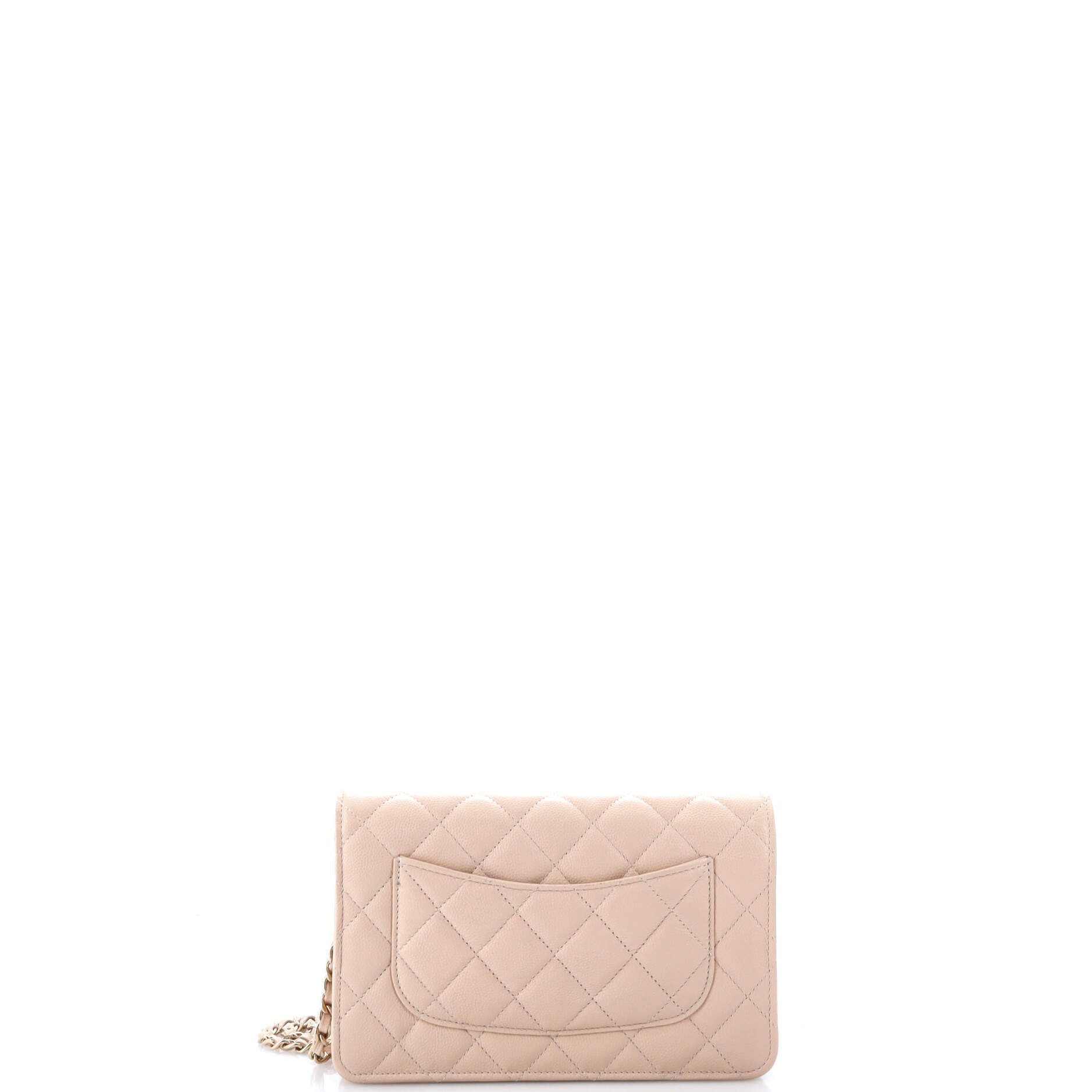 Chanel Coco Candy Wallet on Chain Quilted Caviar