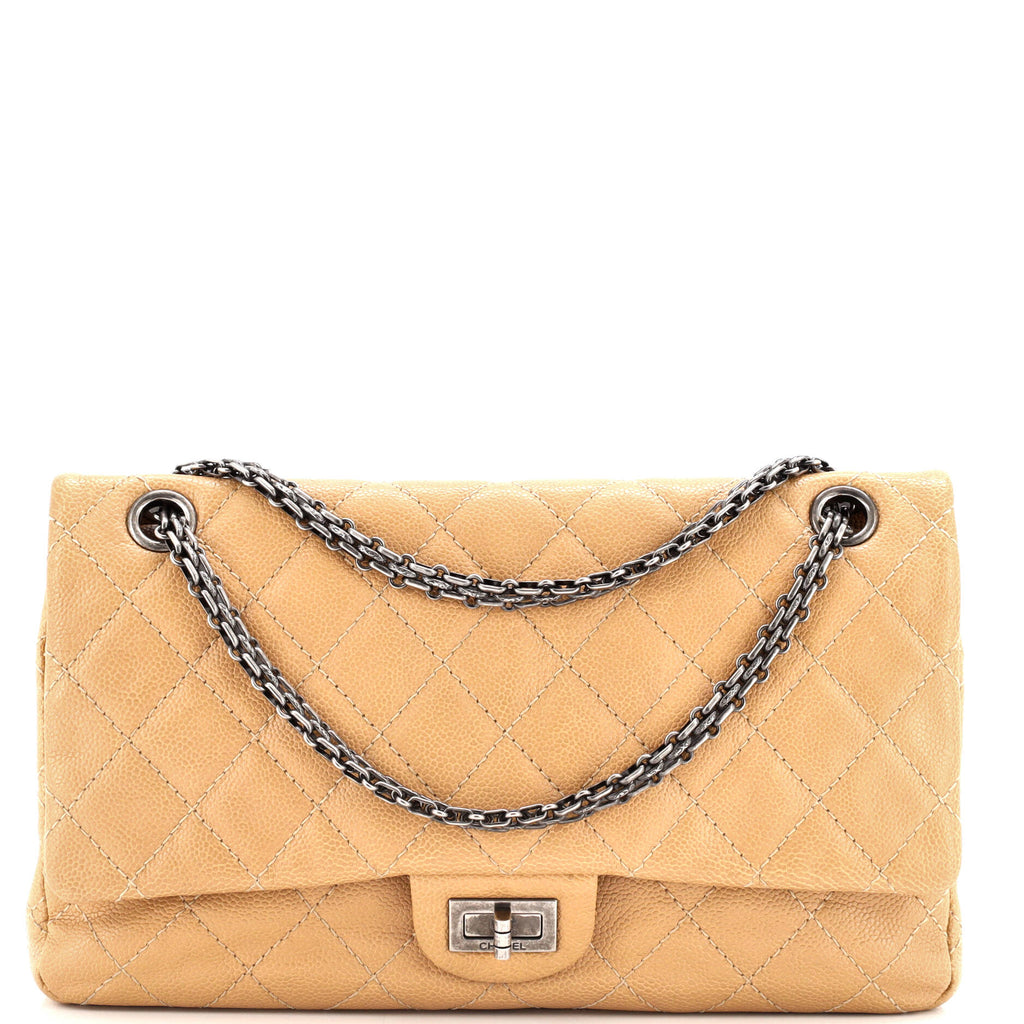 Chanel Reissue 2.55 Flap Bag Quilted Caviar 226