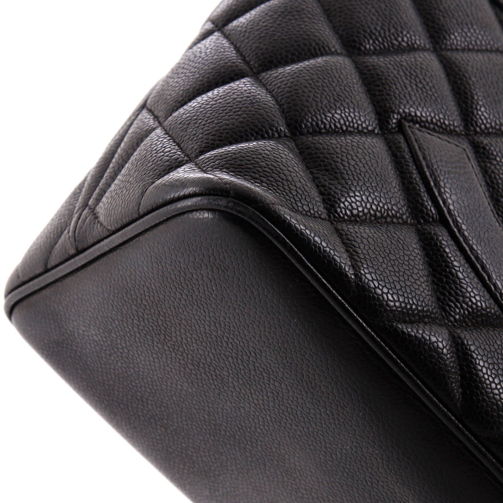 Chanel Medallion Tote Quilted Caviar