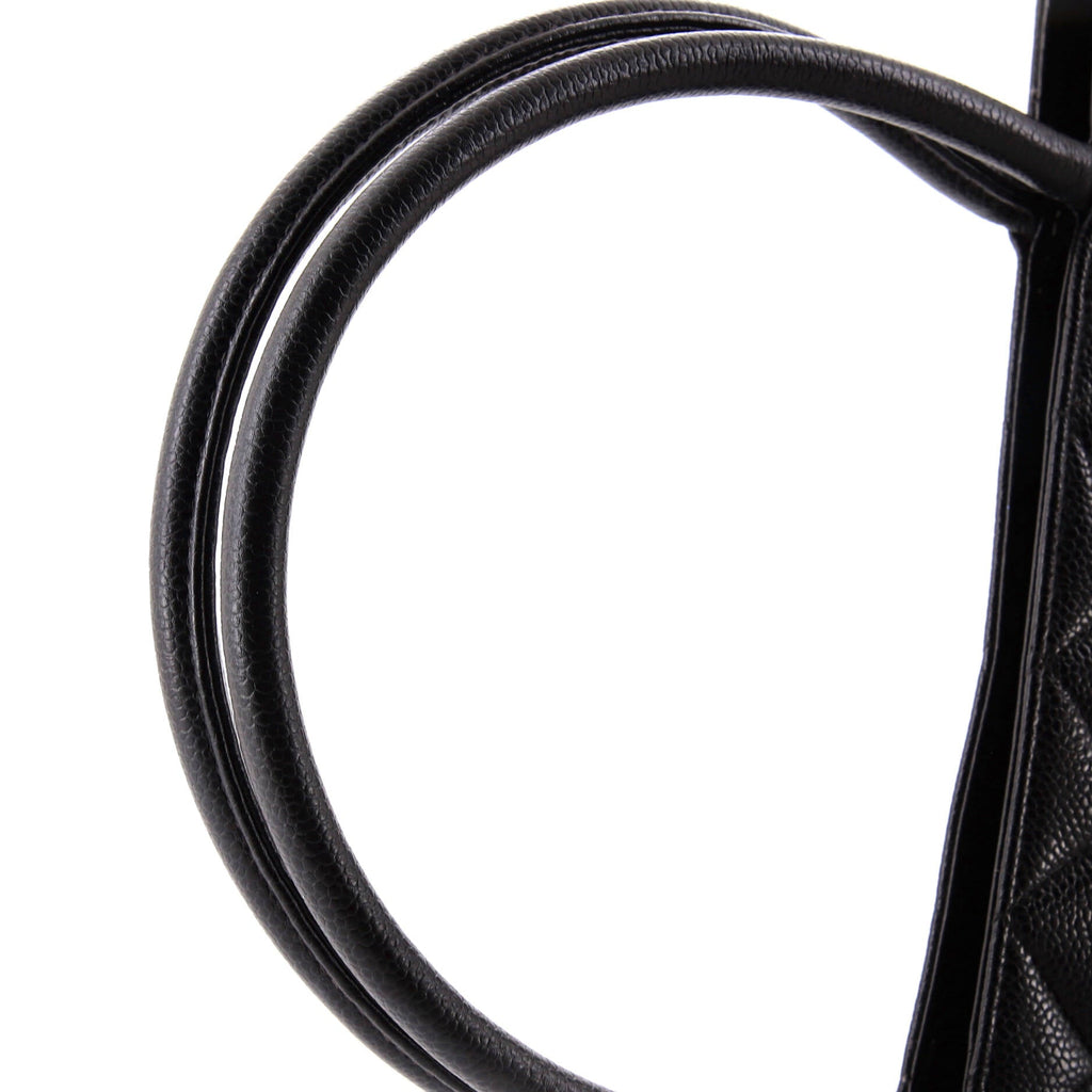 Chanel Medallion Tote Quilted Caviar