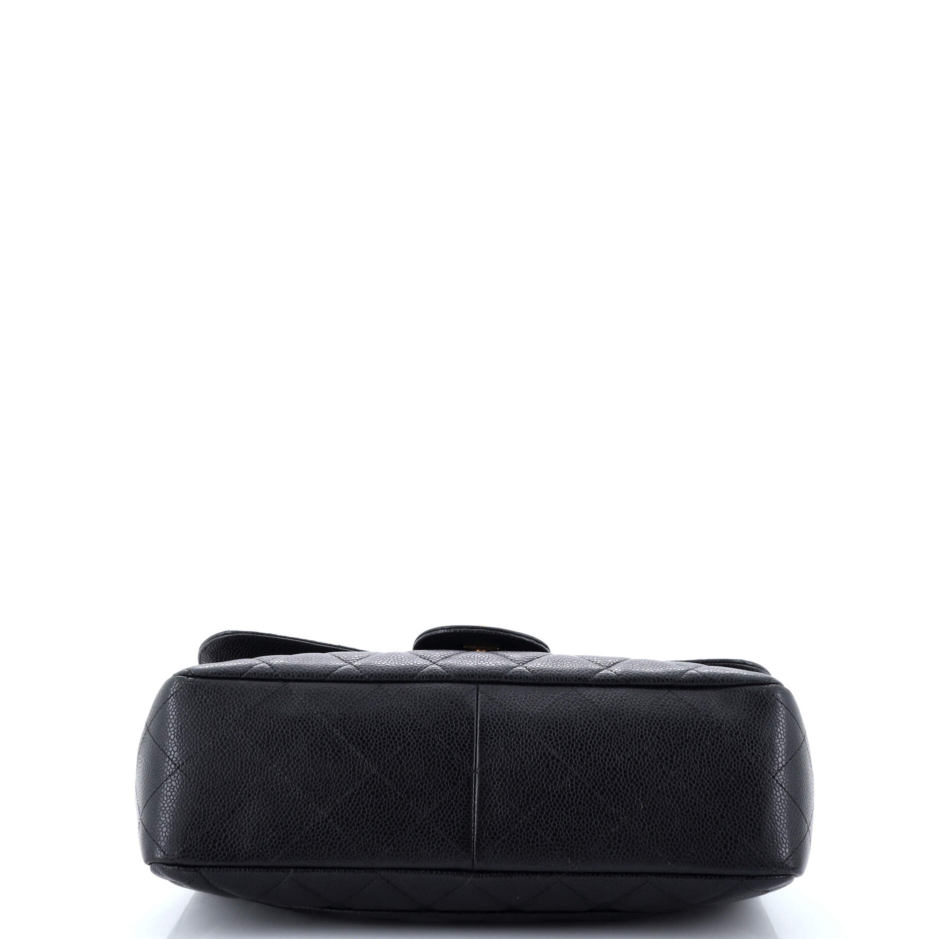 Chanel Classic Single Flap Bag Quilted Caviar Jumbo