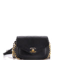 Chanel Two Tone Envelope Flap Bag Quilted Calfskin Small