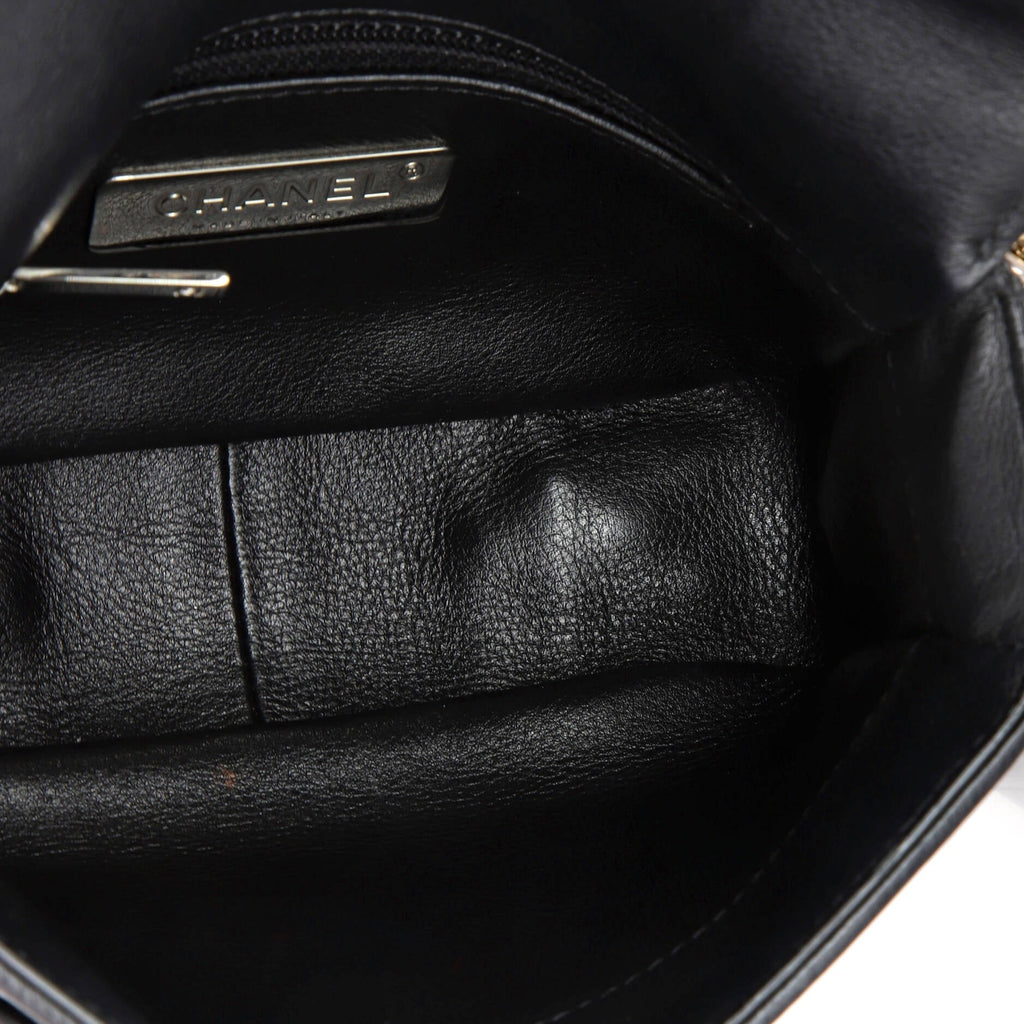Chanel Two Tone Envelope Flap Bag Quilted Calfskin Small