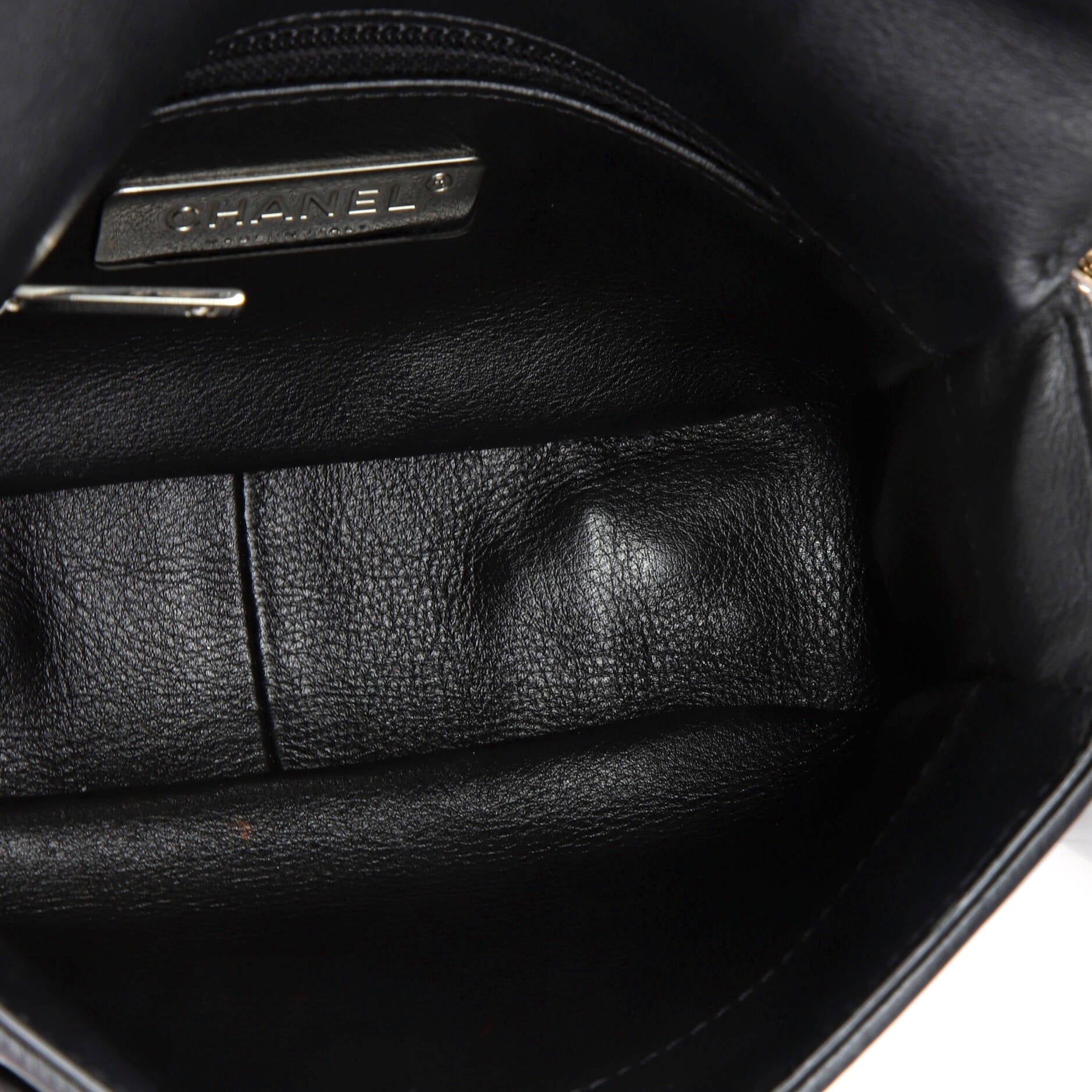 Chanel Two Tone Envelope Flap Bag Quilted Calfskin Small