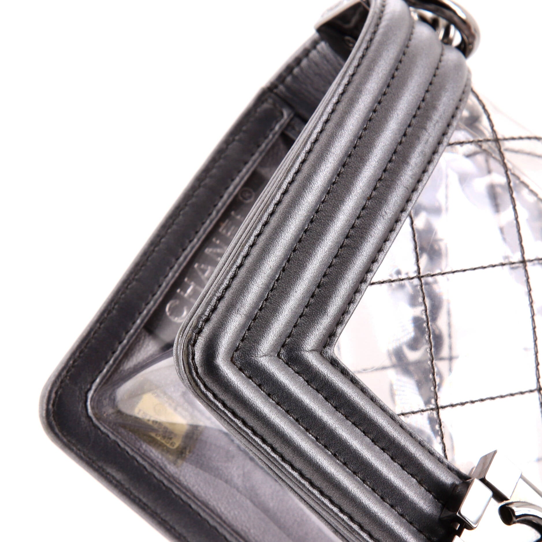 Chanel Boy Flap Bag Quilted PVC and Calfskin Small