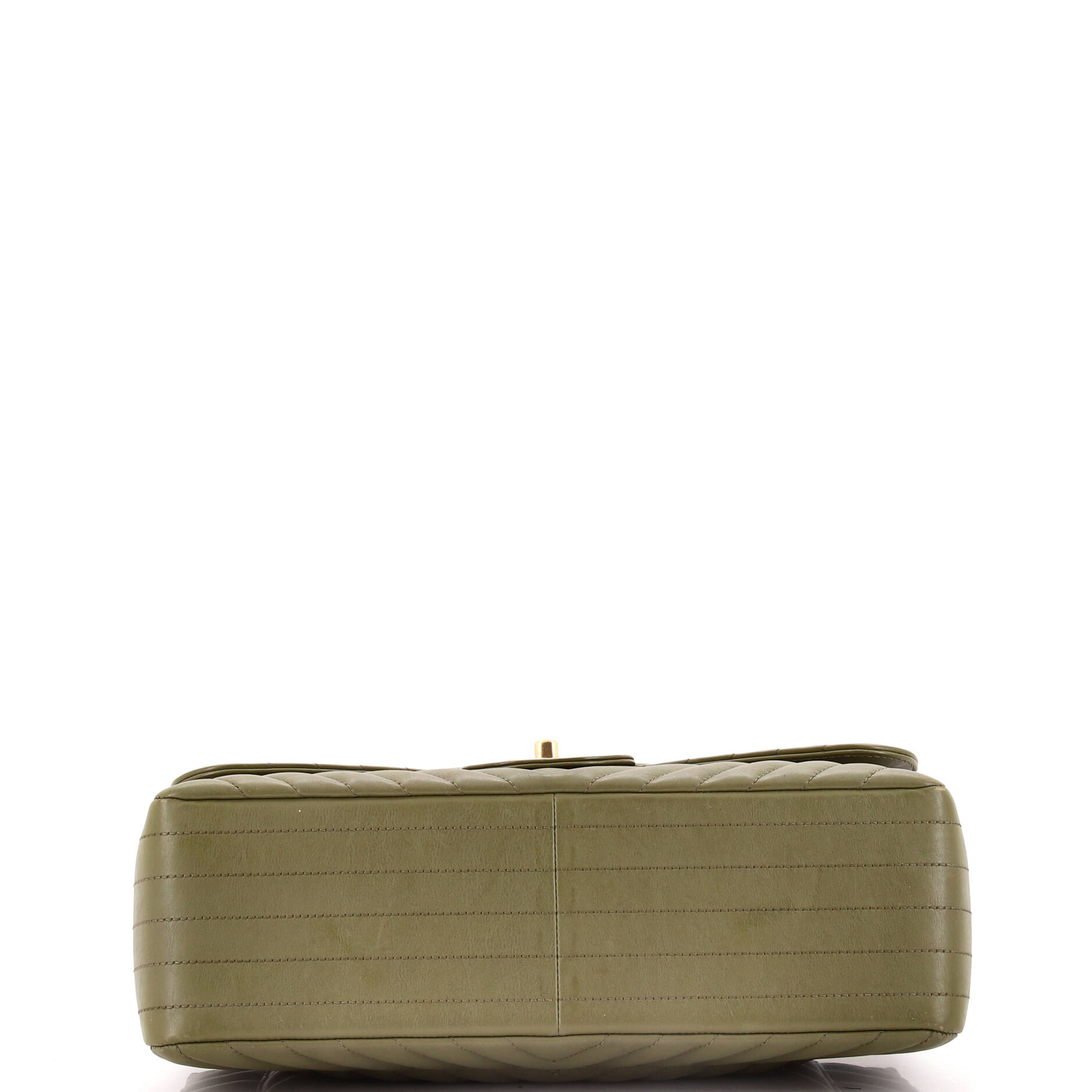Chanel Classic Double Flap Bag Chevron Lambskin Jumbo