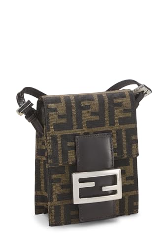 ,  Brown Zucca Canvas Dome Crossbody Mini, Brown