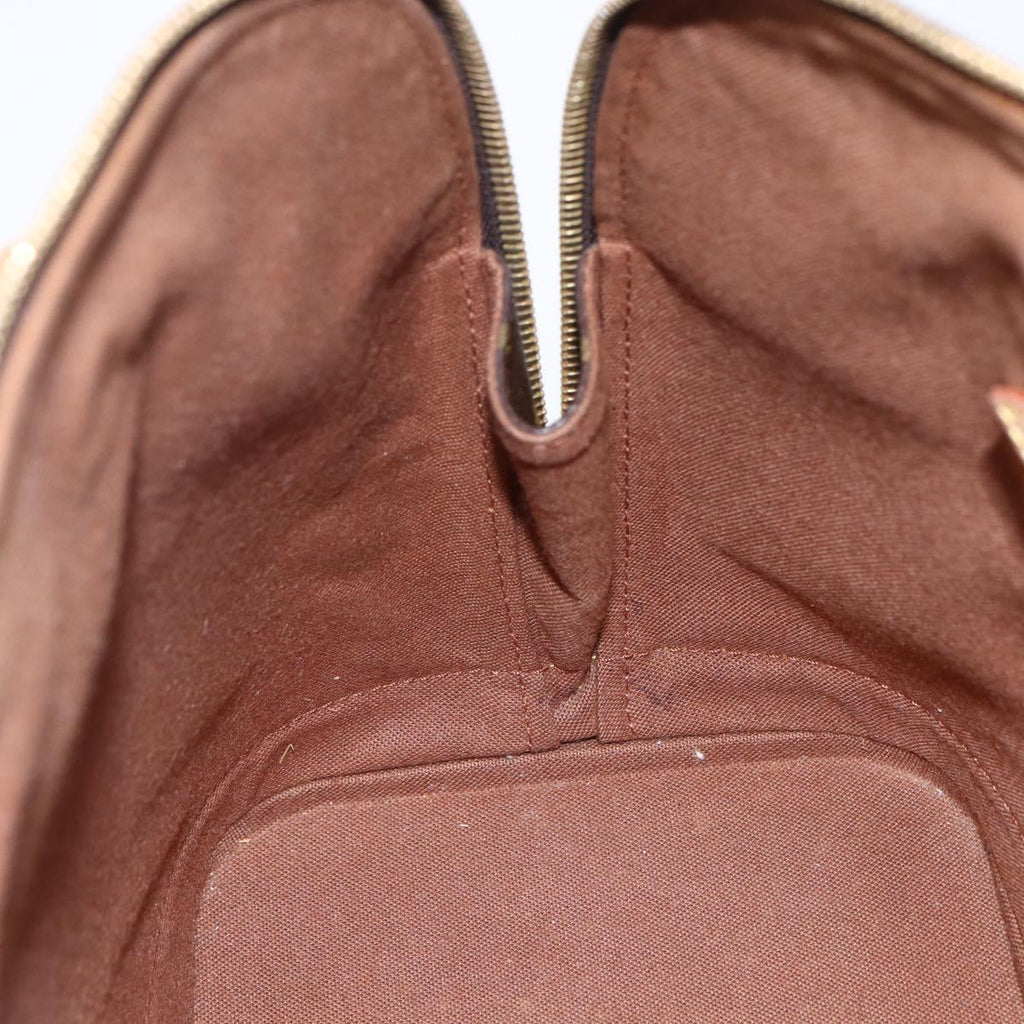 Louis Vuitton Alma Handbag Monogram Canvas Brown Canvas Handbag