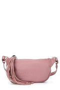 Chanel,  Pink Calfskin Crossbody Small, Pink