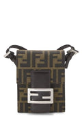 ,  Brown Zucca Canvas Dome Crossbody Mini, Brown