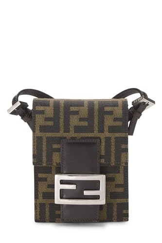 ,  Brown Zucca Canvas Dome Crossbody Mini, Brown