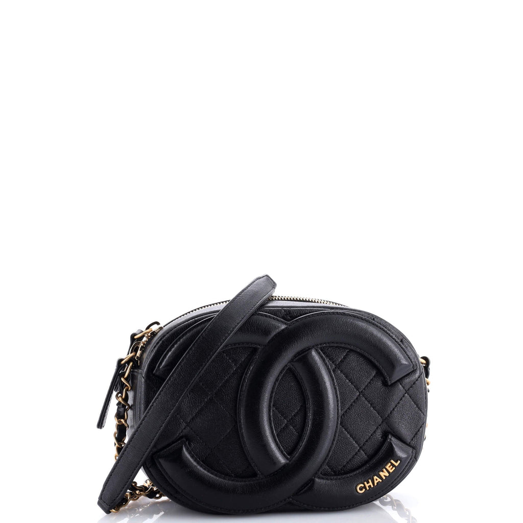 Chanel Coco Midnight Camera Case Quilted Lambskin Small