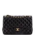 Chanel Classic Double Flap Bag Quilted Lambskin Jumbo
