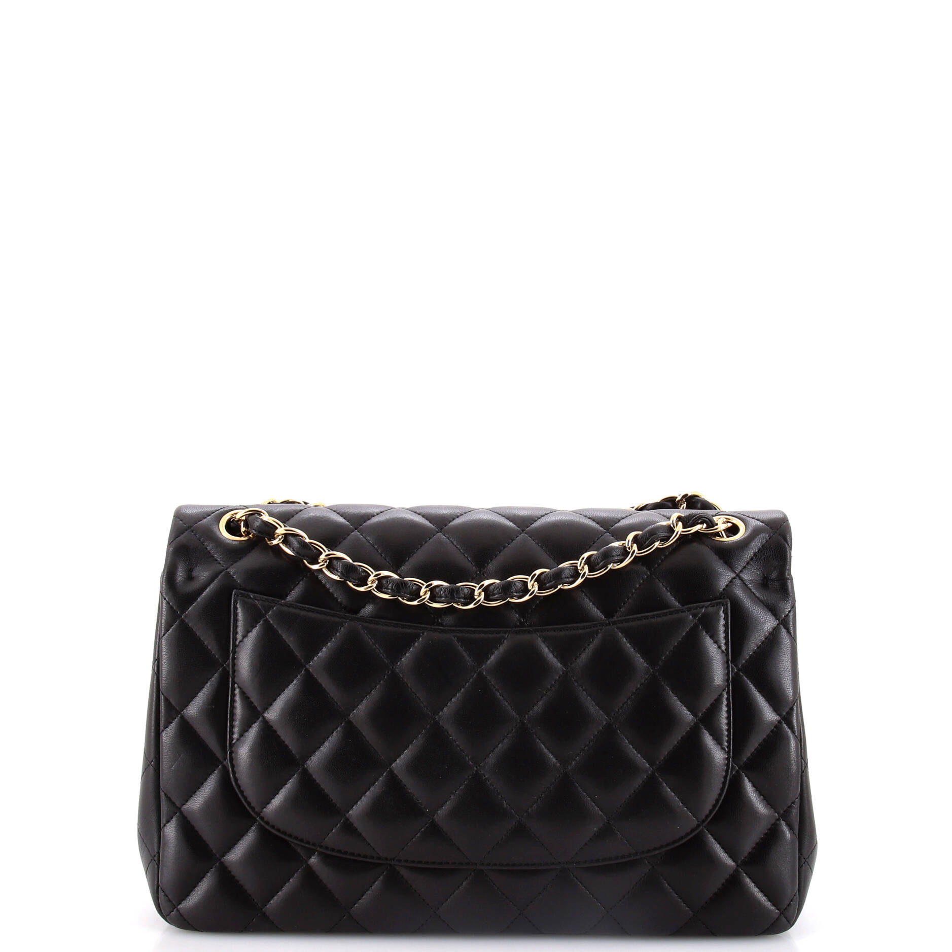 Chanel Classic Double Flap Bag Quilted Lambskin Jumbo