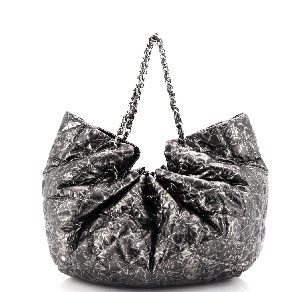Chanel Rock In Moscow Cabas Quilted Printed Vinyl Large