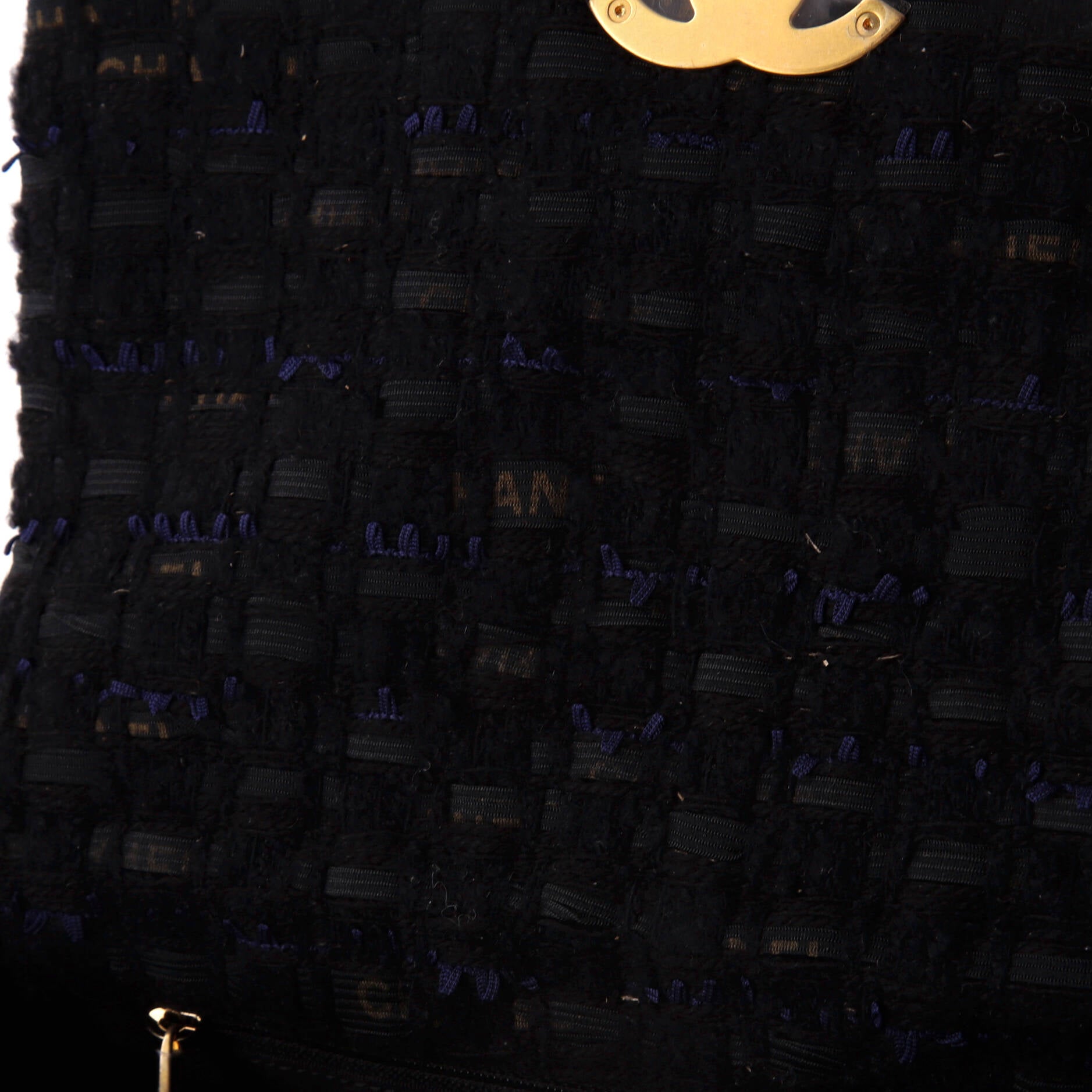 Chanel 19 Flap Bag Quilted Tweed and Ribbon Medium