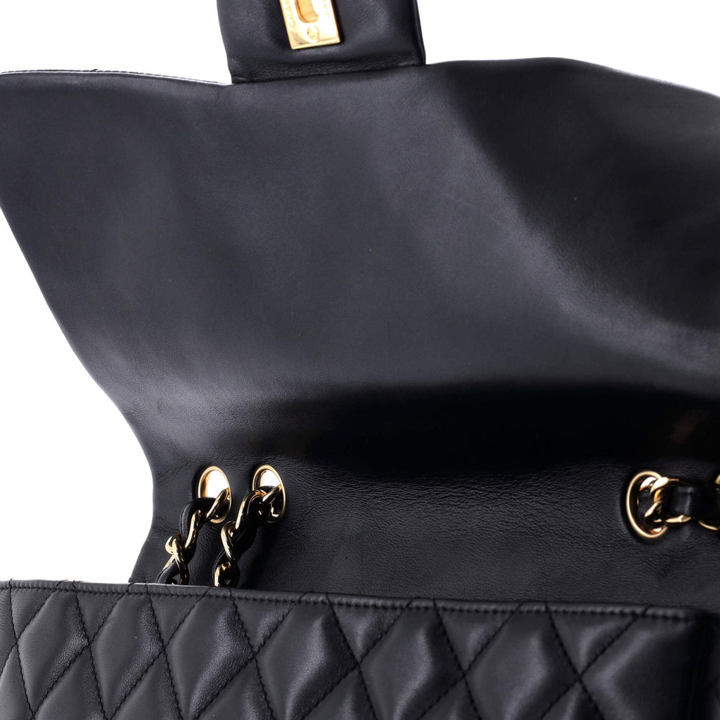 Chanel Classic Single Flap Bag Quilted Lambskin Jumbo
