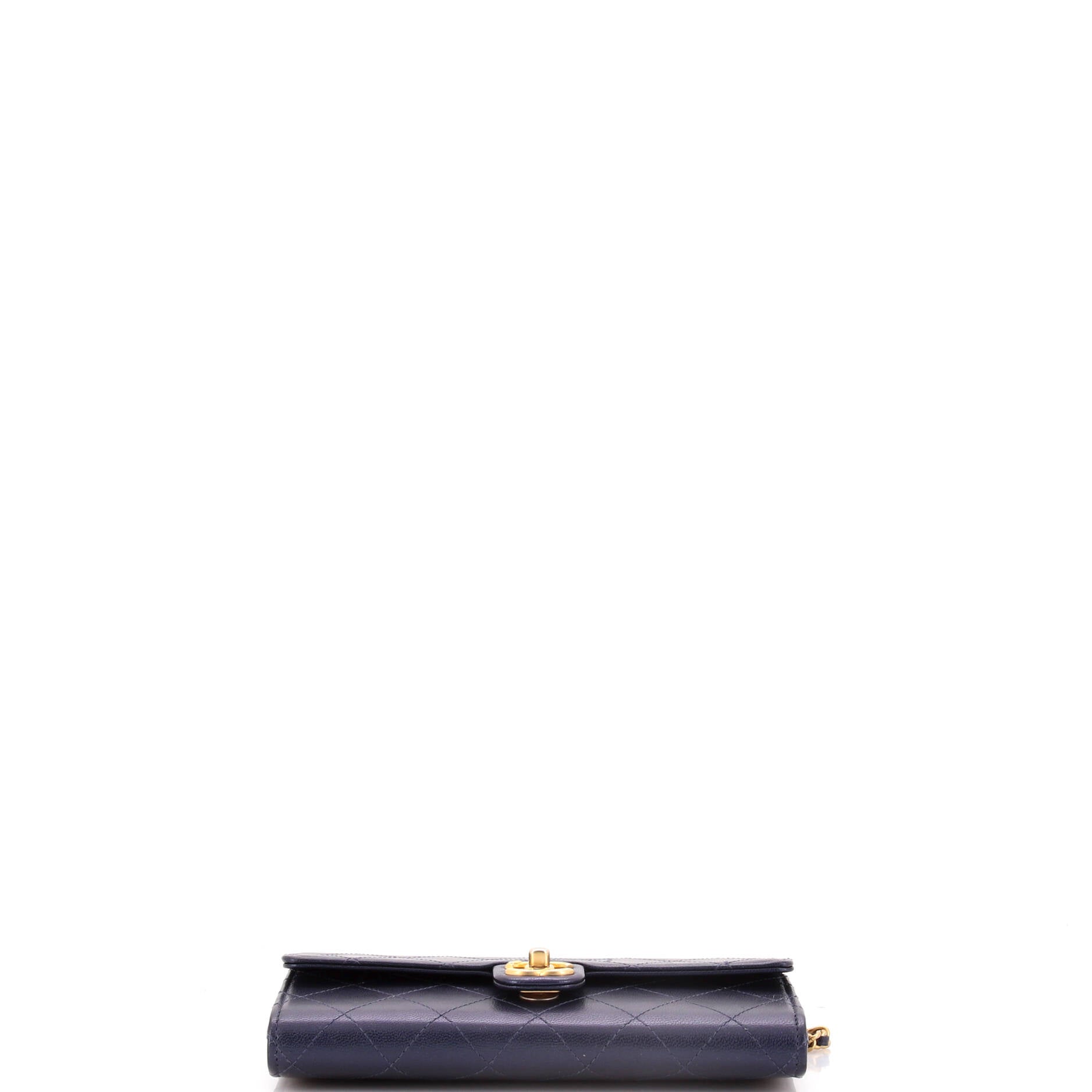 Chanel Chic Pearls Clutch with Chain Quilted Goatskin