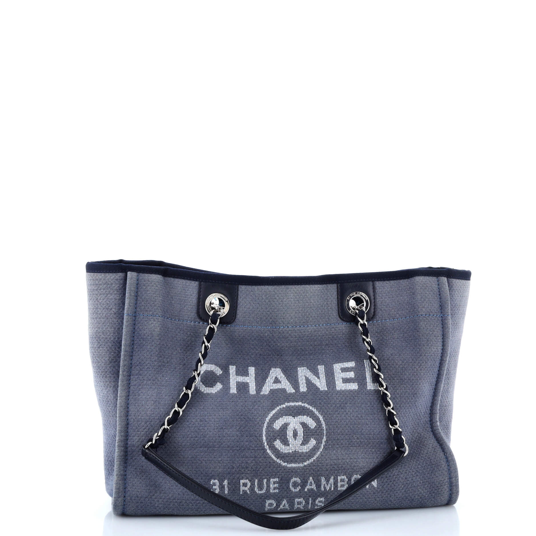 Chanel Deauville Tote Canvas Small