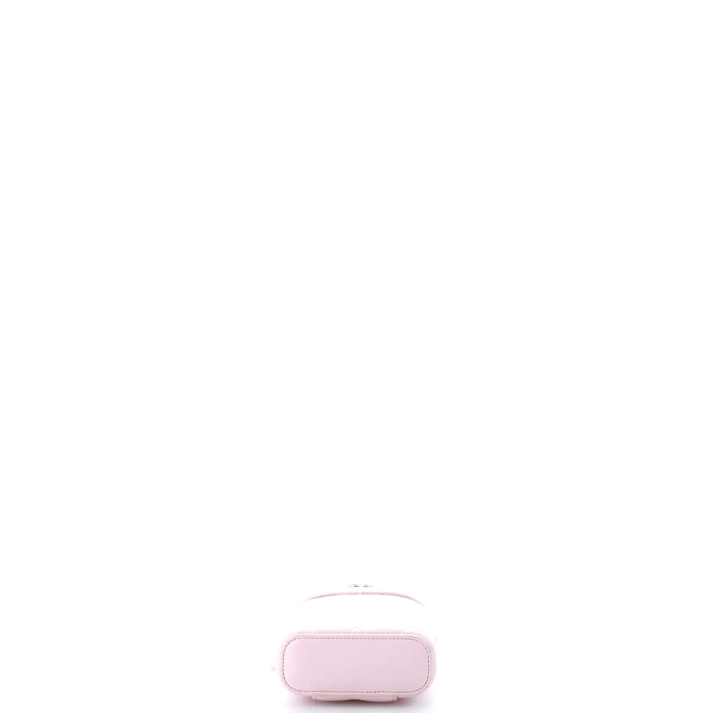 Chanel Classic Vanity Top Handle Phone Holder with Chain Quilted Lambskin