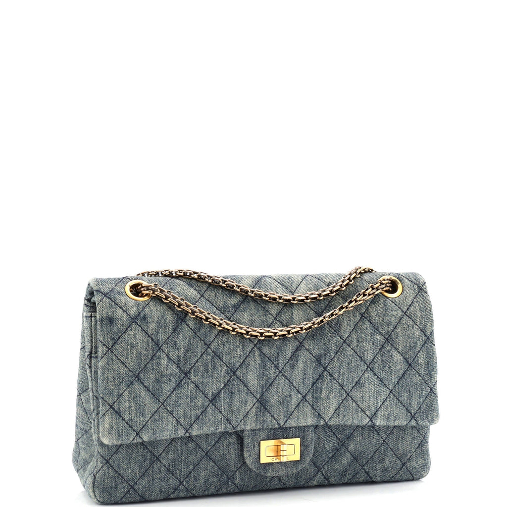 Chanel Reissue 2.55 Flap Bag Quilted Denim 227
