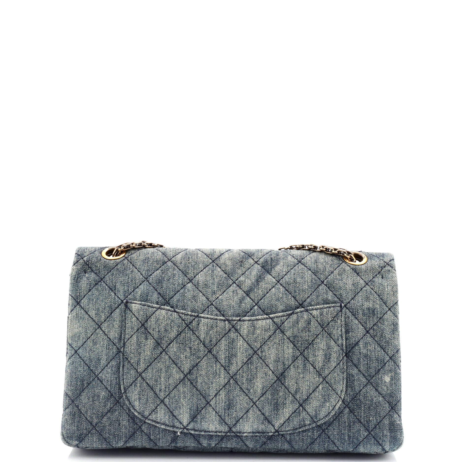 Chanel Reissue 2.55 Flap Bag Quilted Denim 227