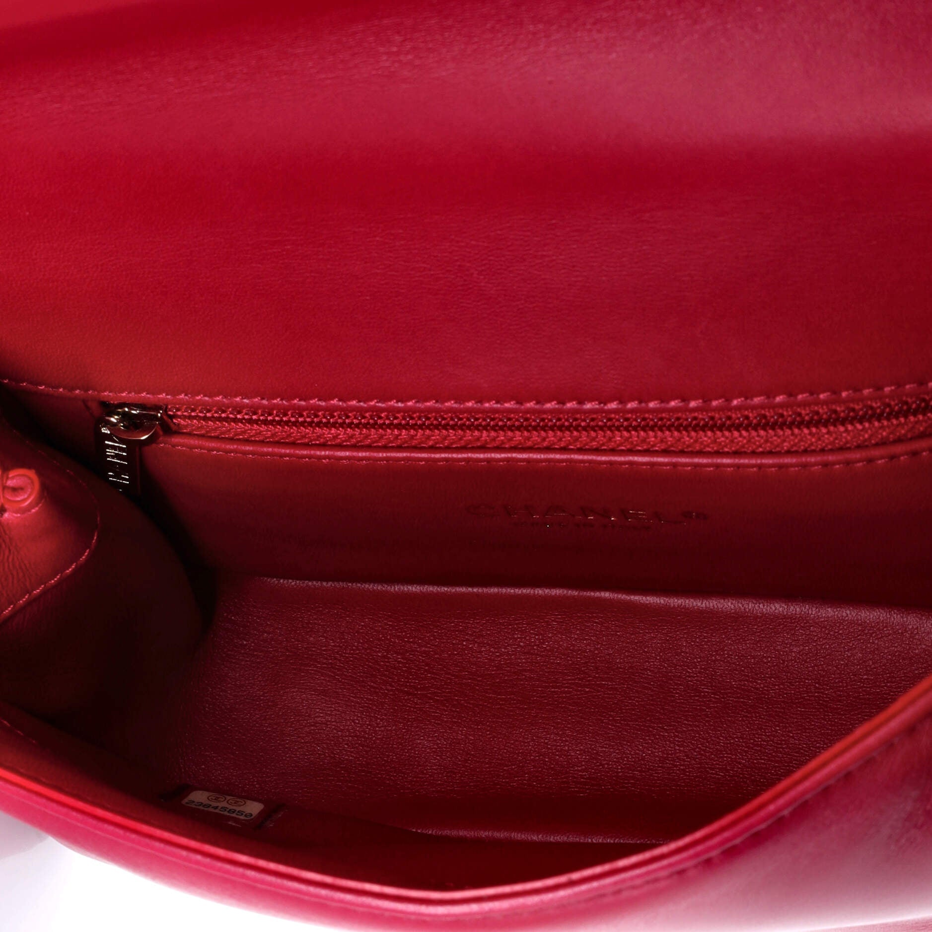 Chanel Carry Chic Flap Bag Quilted Lambskin Mini