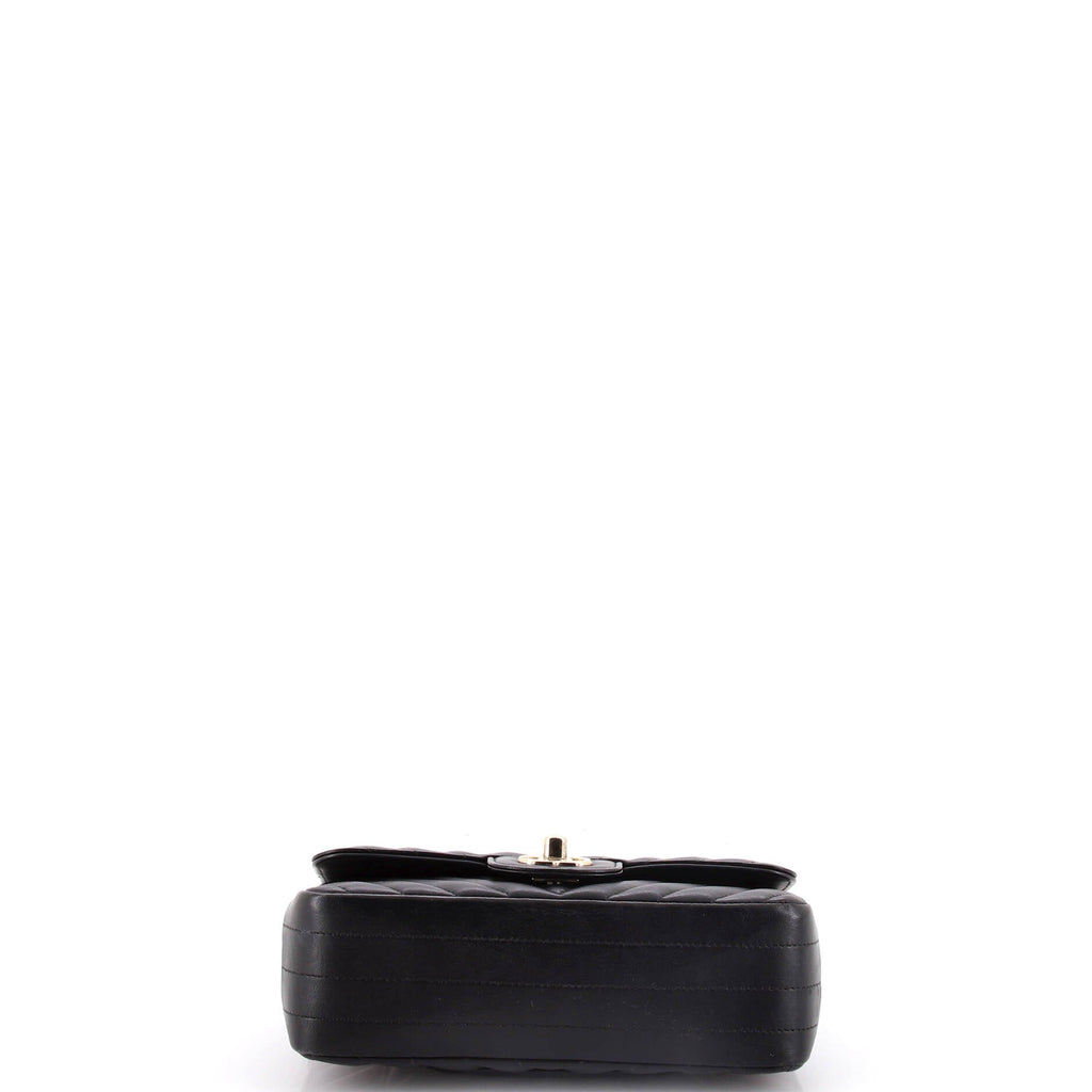 Chanel Classic Single Flap Bag Chevron Lambskin Mini