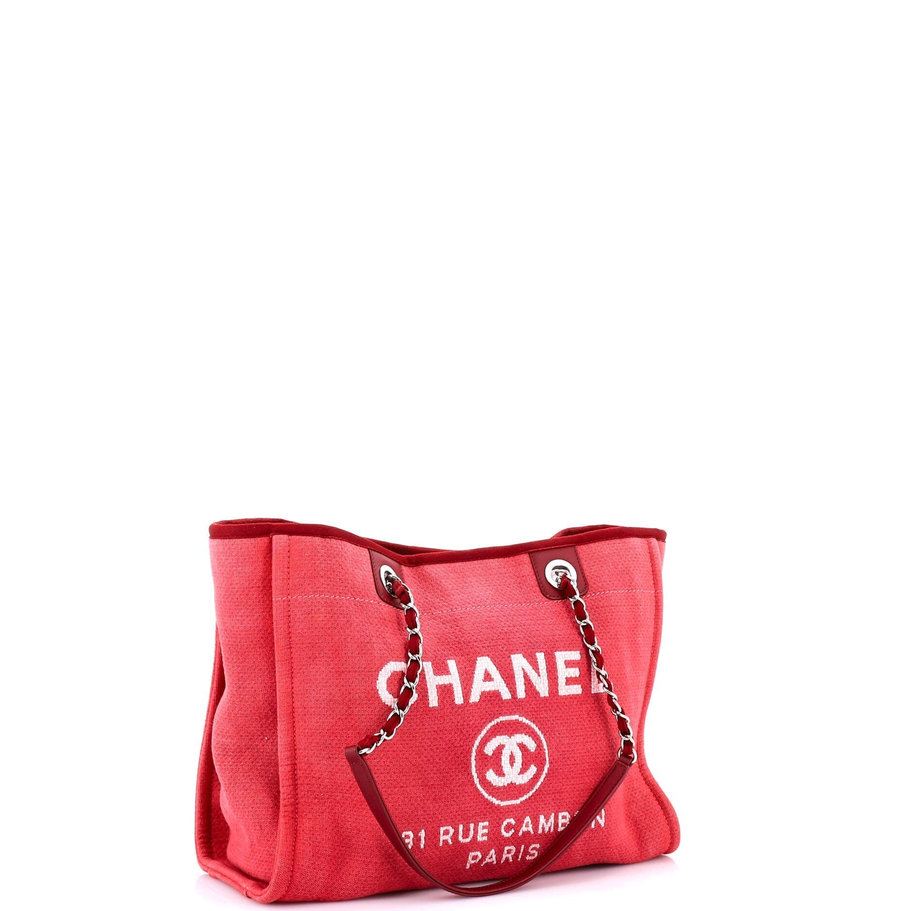 Chanel Deauville Tote Canvas Small