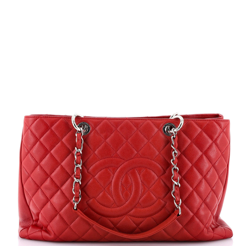 Chanel Grand Shopping Tote Quilted Caviar XL