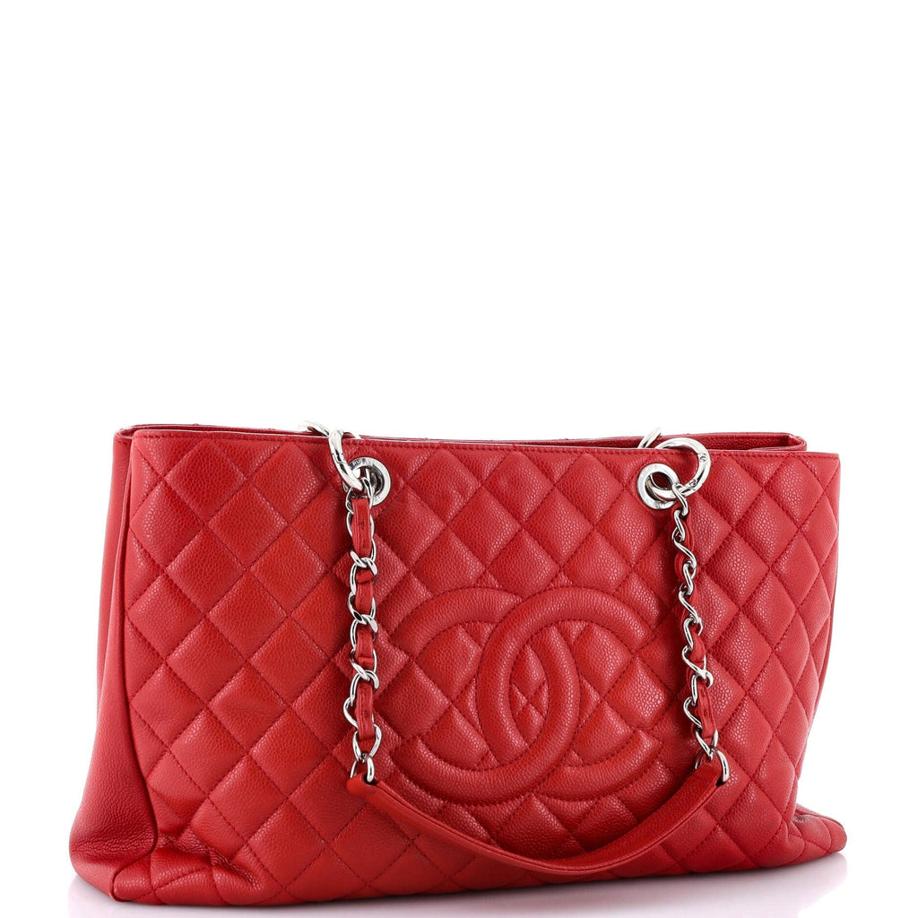 Chanel Grand Shopping Tote Quilted Caviar XL